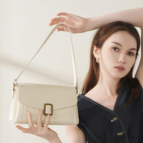 春夏美拉德手提真皮女包，小众高级感单肩斜挎包女通勤大包QSL-3037