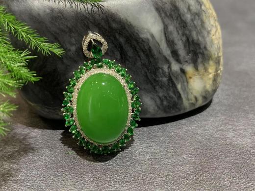 【御珠宫坊】金镶碧玉吊坠 商品图4