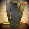 丁摩 新中式项链女长款国风旗袍配饰翡翠玉石祖母绿玉髓串珠毛衣链5ZF-1751 商品缩略图8