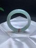 612697，58.4冰晴底手镯，版型漂亮，整条带晴绿底色，润润的，均匀干净 商品缩略图3