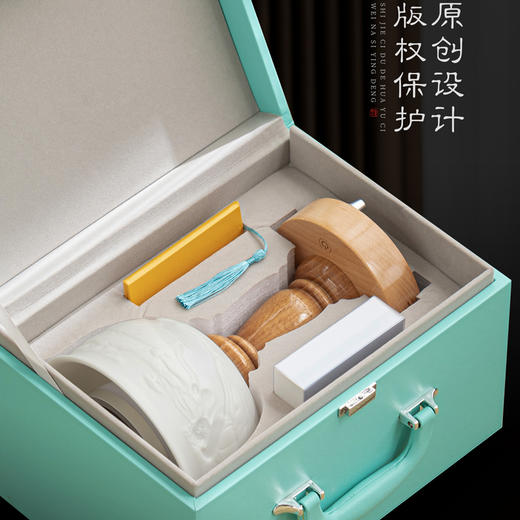 【世界瓷都 德化玉瓷】羊脂玉瓷·维纳斯影灯 影雕工艺 栩栩如生 温润细腻 迎光通透， 精美包装 gao端豪礼 商品图7