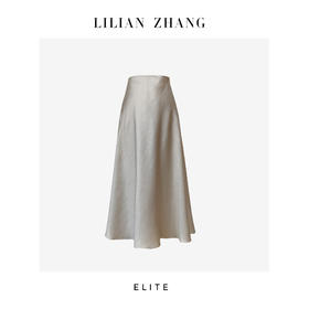 E-“定制”——静奢风 ——都市摩登——风尚之选—— 娴雅A摆长裙 2403024