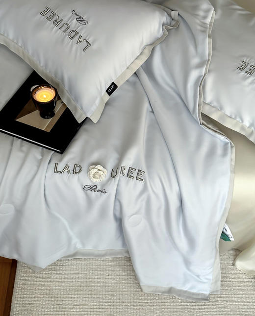 春夏天热植物纤维竹纤维+莱赛尔天丝夏被 丝滑凉爽夏凉被 商品图4