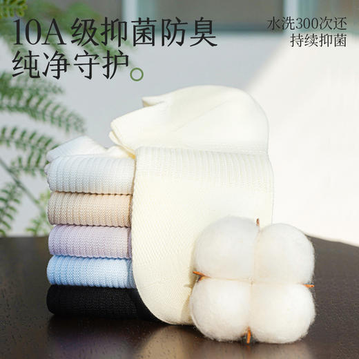 【6双超值礼盒装】拾袜记春夏款网眼艾草精油袜 10A抑菌 艾草防臭 纯棉舒适透气 男女同款 船袜/短袜/中筒袜可选 商品图2