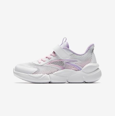 【基础跑】安踏儿童女大童跑步系列夏季款跑鞋322525575 商品图0