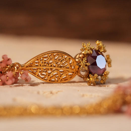 订购8周到｜Monshiro-vintage-限量款 金色叶子 耳环［日本设计师］ 商品图3