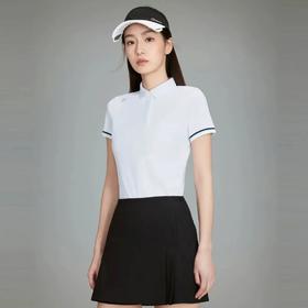 迪桑特高尔夫FIELD系列春夏款女士防晒修身短袖POLO衫