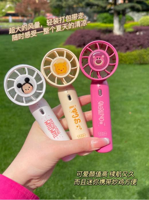 🌈【松松系列手持风扇F02】还可以做手机支架，💥双涡轮强风风力全面升级静音降噪，远离噪音烦躁‼️ ✅大容量铝电池+智能节能芯片，☺️超长续航 ✅便捷式设计，方便携带，✨包包裤兜随意放 商品图3
