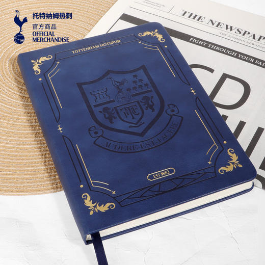 【官方正版】托特纳姆热刺俱乐部 |  新款深蓝复古笔记本烫金印花 商品图4