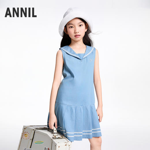 【实体店同款】女童无袖连衣裙夏季新款安奈儿童装AG523629 商品图2