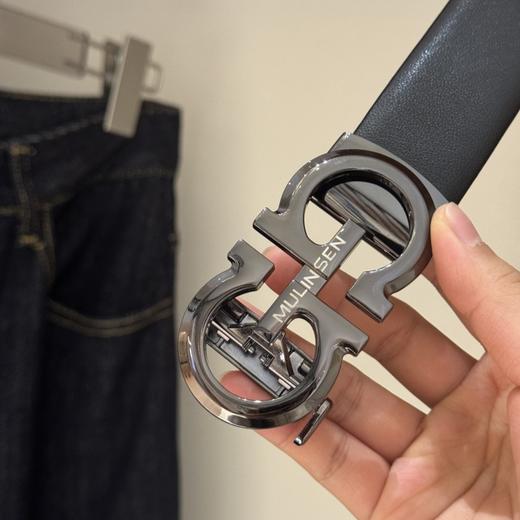 木林森头层牛皮皮带，线下专柜款 英伦风尚经典系列，休闲商务 百搭！ 商品图3