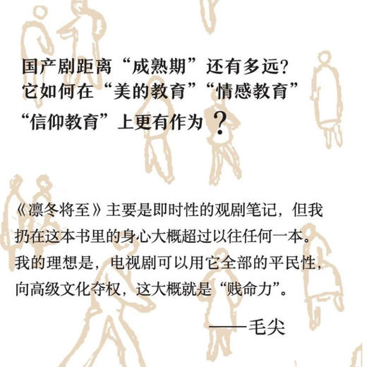 凛冬将至：电视剧笔记[增补本] 毛尖著 毛尖写给你的观剧宝典 剧评  三联书店旗舰店 商品图3