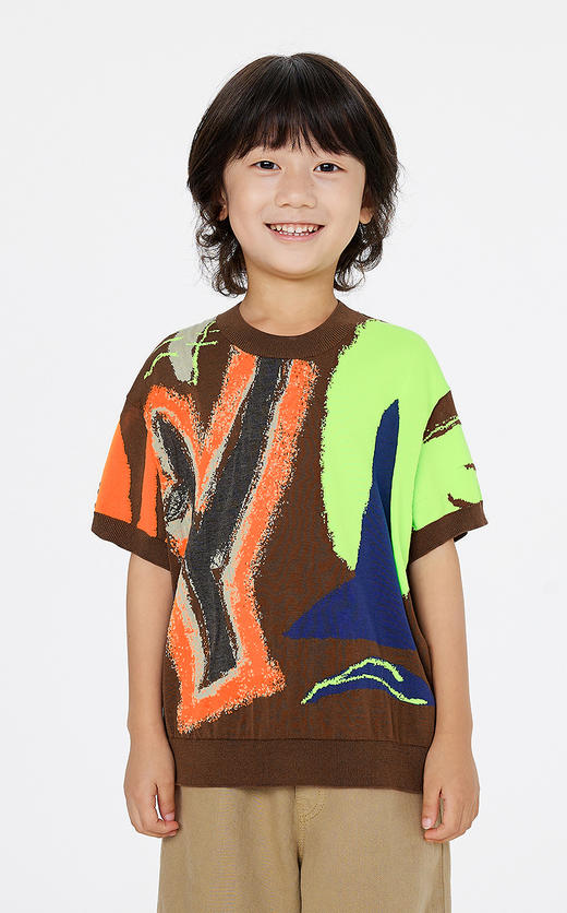 jnby   25年夏款   短袖套头针织衫   1P4313140 商品图4