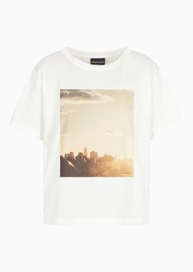 E ARMANI T恤衫女  EW001754AF15419-U0006 .