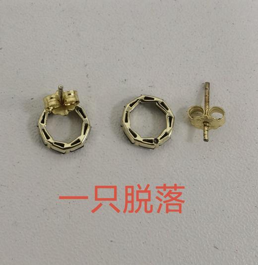 BYGS095841-A0-A0 周六福 潮款925银耳钉时尚简约耳坠女 商品图5