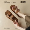ZHR则则【金属双方扣】平底柔软沙滩鞋2025夏季百搭凉鞋勃肯拖鞋 商品缩略图8