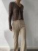 Viktoria Chan | SS21049 Pisa slit flared trousers [长裤] 商品缩略图1