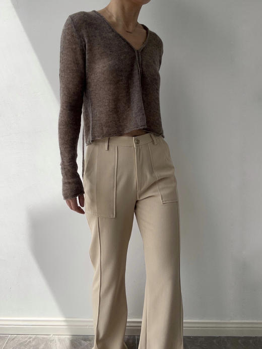 Viktoria Chan | SS21049 Pisa slit flared trousers [长裤] 商品图1