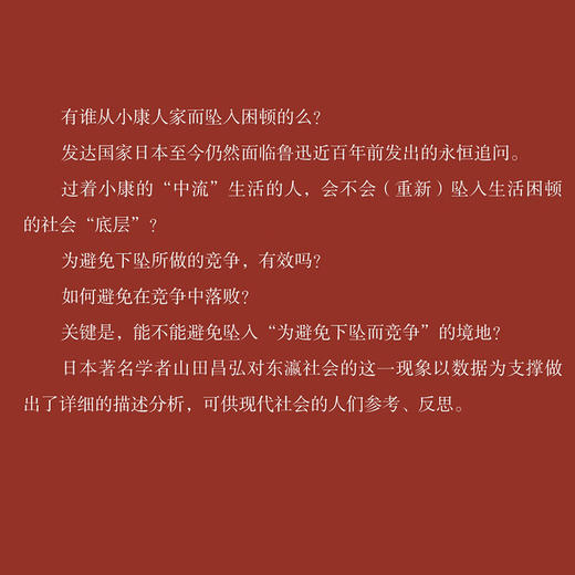 为避免下坠而竞争：日本格差社会的未来  [日] 山田昌弘 著 三联书店 商品图3