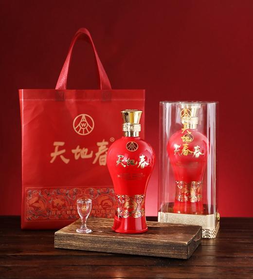 【自营】五粮液天地春 地利红运 52度浓香型白酒 500ml*6瓶 商品图0