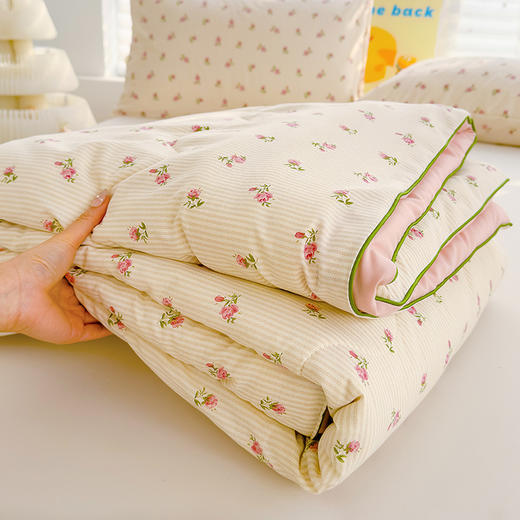 YOOE夏款【升级款A类空调被】多款花色可选 水洗双层纱韩版ins风 空调透气夏被被 卡通可机洗夏凉被 商品图11