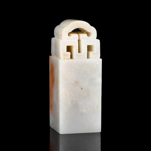 孤品016725-老挝石红花冻博古钮方章-3.0*3.0*7.6cm 商品图2