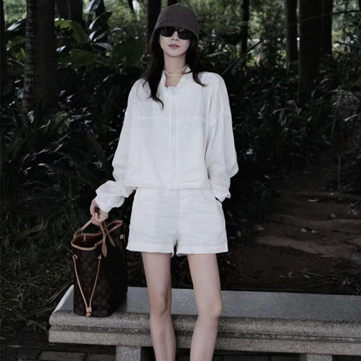 LONGNVFAIR亚麻气质休闲套装 | 简约高级还得是亚麻，举手投足的松弛感与自信【爆单3-5天发货】 商品图2