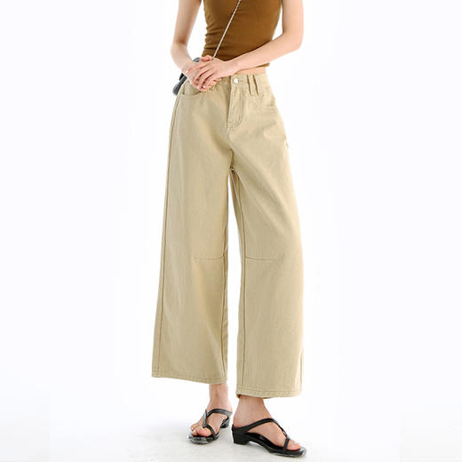 馥迦时髦清爽八分裤牛仔裤 商品图6