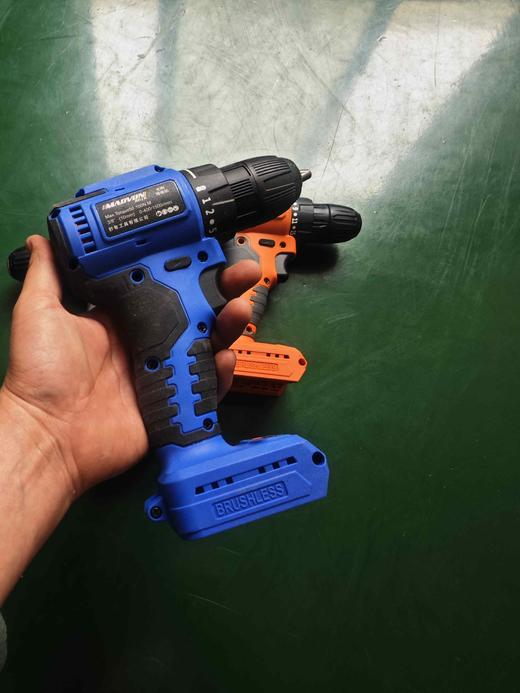 【货号05505】库存样品机21V大艺款无刷电钻机头不含电池充电器锂电钻机头 商品图1