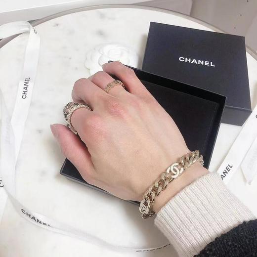 香奈儿22春夏浅金色珐琅多双C手链（XTY） 商品图3