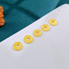 【限时7.5折】【定价黄金】足金999.9 #招财进宝 （其中一件有成色字印）古法实心招财五帝币贺岁铜钱造型Diy手串配件/5件(ANWGFSC00118)（预售产品下单后不退款不退货不换货不补差价 商品缩略图1