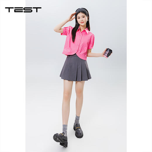 夏上新时尚修身设计感气质衬衣1252052 商品图4