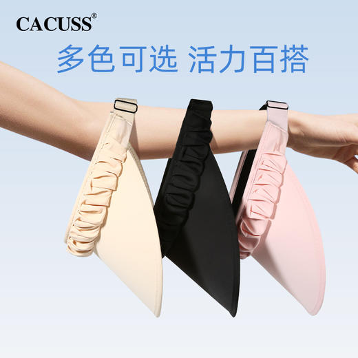 心选丨CACUSS抽褶花边防晒空顶帽 商品图2