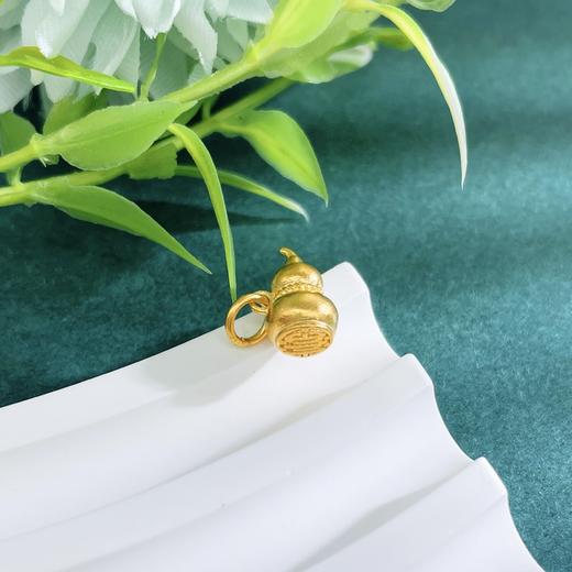 【限时克减150元】足金999 #招财纳福 #葫芦 古法空心福禄双至贺岁葫芦吊坠(AKGFDZ00509)(预售产品下单后不退款不退货不换货不补差价 商品图2