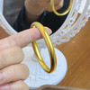 【限时克减150元】足金999.9 古法空心固口手镯黄金素圈泥鳅背手镯（面宽约7.1-7.5mm）(BTWGFSZ00001-1)（预售产品下单后不退款不退货不换货不补差价） 商品缩略图2