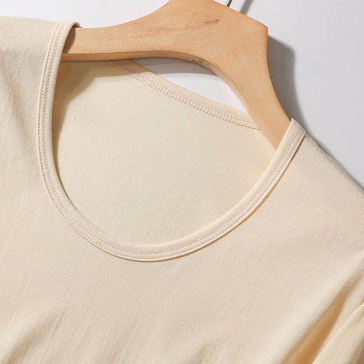 丁摩新款真丝男士内衣套装 桑蚕丝秋衣秋裤套装AL1002 商品图2