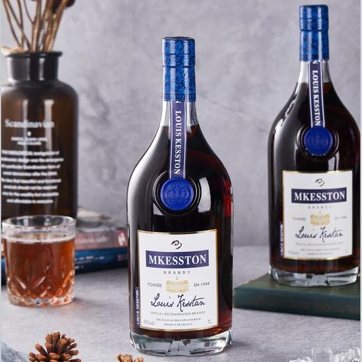 【法国进口】路易凯仕顿·蓝岱世家白兰地XO 1L大瓶装 每瓶单独礼盒装 商品图0