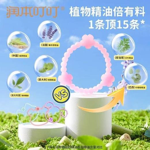 润本叮叮植物精油香圈香茅香型夜光款(恐龙王国3条+森林王国3条) 商品图3