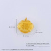 【限时克减150元】足金999 #复古风 #CNC 5G黄金空心长命锁福锁福字如意时尚锁包吊坠（不含链）(AR5GDZ00131-1)（预售产品下单后不退款不退货不换货不补差价） 商品缩略图4