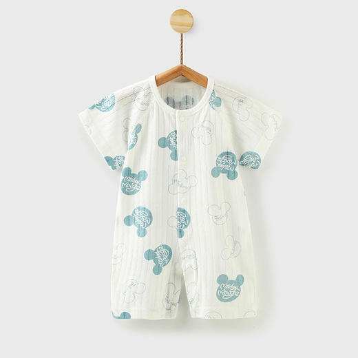 【柔软透气，宝宝舒适一夏】婴儿短袖连体衣服 新生宝宝夏天哈衣薄款 空调睡衣 夏季男女新款夏装-QQ 商品图11