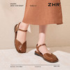 ZHR则则巴恩风包头凉鞋女2025夏新款罗马沙滩凉拖鞋森系复古凉鞋 商品缩略图9