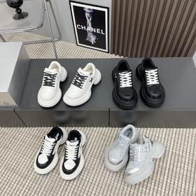 SMFKTide2025春夏最新王炸爆款百搭时尚潮流厚底十字花休闲鞋（HC）