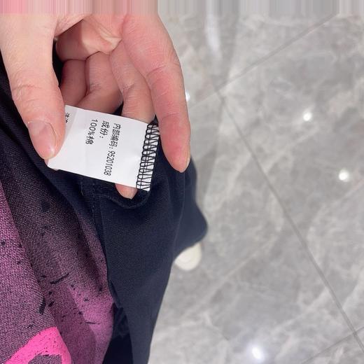 MZ圆领大字母图案短袖T恤（黑）夏季952010380321 商品图5