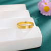 【限时克减150元】足金999 #CNC 5G黄金实心戒指正形刻面条戒(BE5GJZ00091)（预售产品下单后不退款不退货不换货不补差价）（预售产品下单后不退款不退货不换货不补差价） 商品缩略图1