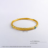 【限时克减150元】足金999 #宝石珐琅 古法镂空哪吒乾坤圈固口手镯（面宽约3.8-4.2mm）(AYGFSSZ00001)预售产品下单后不退款不退货不换货不补差价） 商品缩略图5