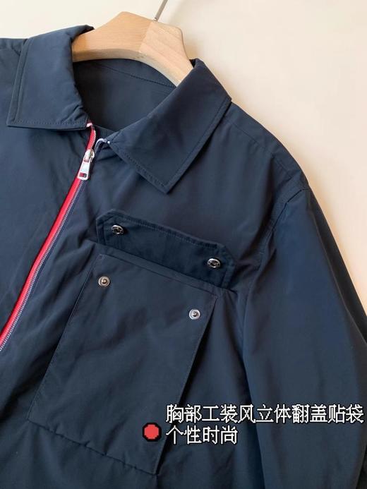 25春秋-轻盈尼龙双头拉链立体翻领夹克男薄外套【包邮+三天无理由退huan 商品图12