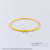 【限时克减150元】足金999 古法实心圆管固口手镯（面宽约2.4-2.8mm)(AUQGFSZ00022-4)（预售产品下单后不退款不退货不换货不补差价） 商品缩略图3
