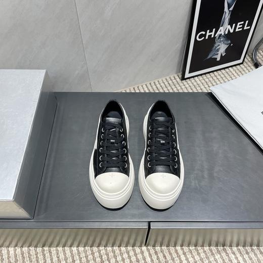 SMFK牛皮革COMPASSMETEORROVE流星低帮板鞋厚底十字花休闲鞋（HC） 商品图3