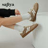 预售7天|Safiya/索菲娅2025复古学院风网面透气拼色休闲系带德训鞋SFD1112055 商品缩略图3