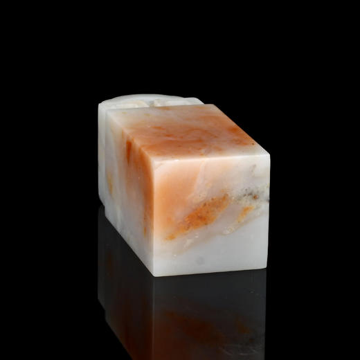 孤品016725-老挝石红花冻博古钮方章-3.0*3.0*7.6cm 商品图4